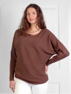 Long Bat Sleeves Pullover  Loose Tops